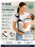 Portabebés Manos Libres 👶 | Cómodo, Ajustable y Transpirable